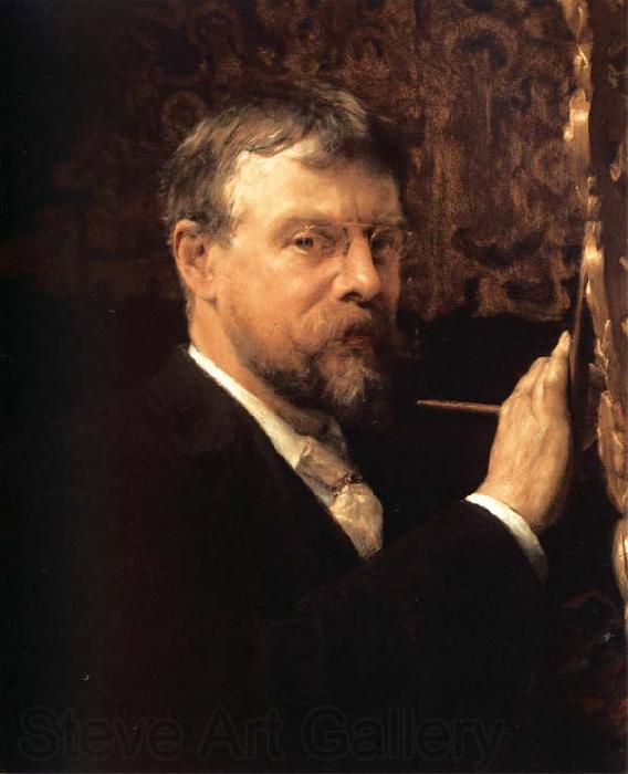 Sir Lawrence Alma-Tadema,OM.RA,RWS Self-Portrait Spain oil painting art